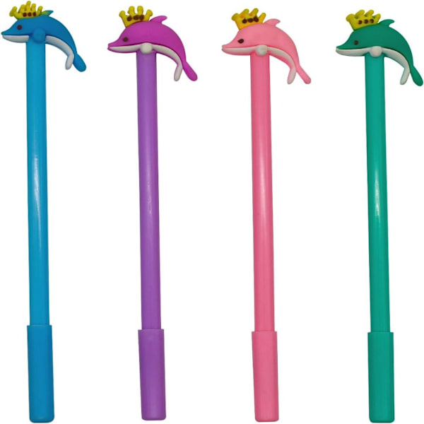 Kronedelfinformet kuglepen Kawaii Marine Animal Pen
