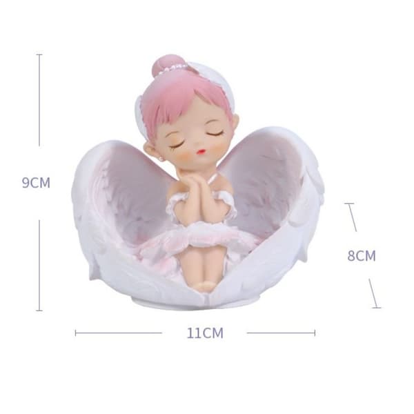 Shell Angel Statue Ballet Girl 2 2 2