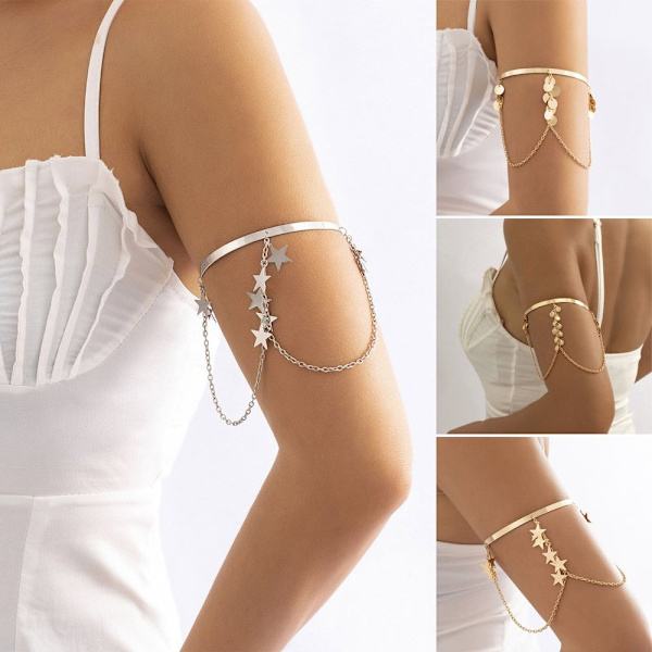 Arm Armbånd Overarm Manchet SØLV C C Silver C-C