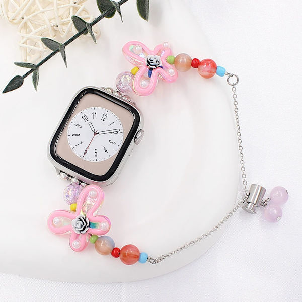 Pearl Strap Butterfly Armband VIT 42/44/45MM white 42/44/45mm