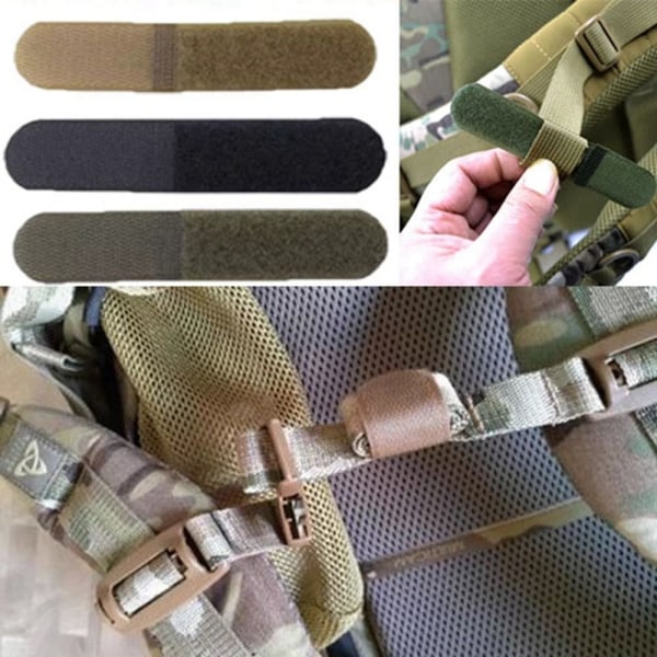 2st/pack Tactical Molle Ties Buntband CAMO 12CM Camo 12cm