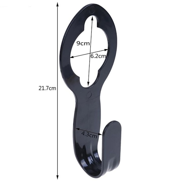 Slangerør Holder Ophæng SORT Black