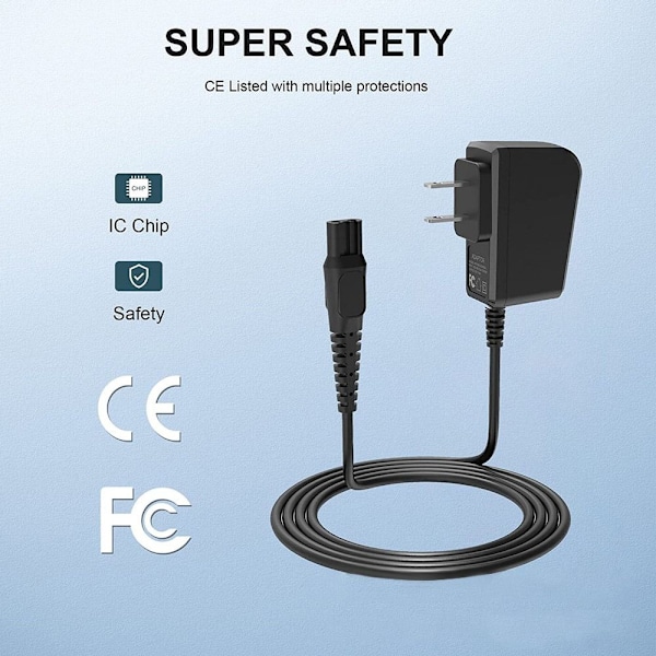 Barbermaskiner Lader Elektrisk barbermaskin Adapter EU EU EU