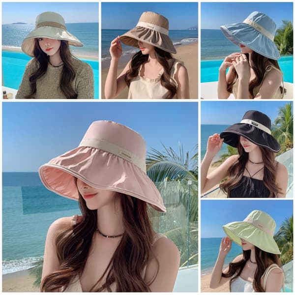 Bucket Hat Panama Cap BLÅ Blue