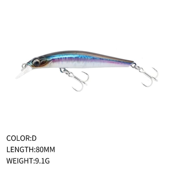 synkende Minnow Baits Fish Hooks J J J