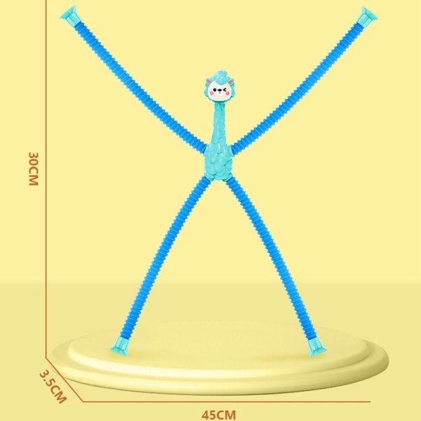 Teleskopisk Pop Tube Toy Spring Tube Toy MED LJUS MED LJUS With lights