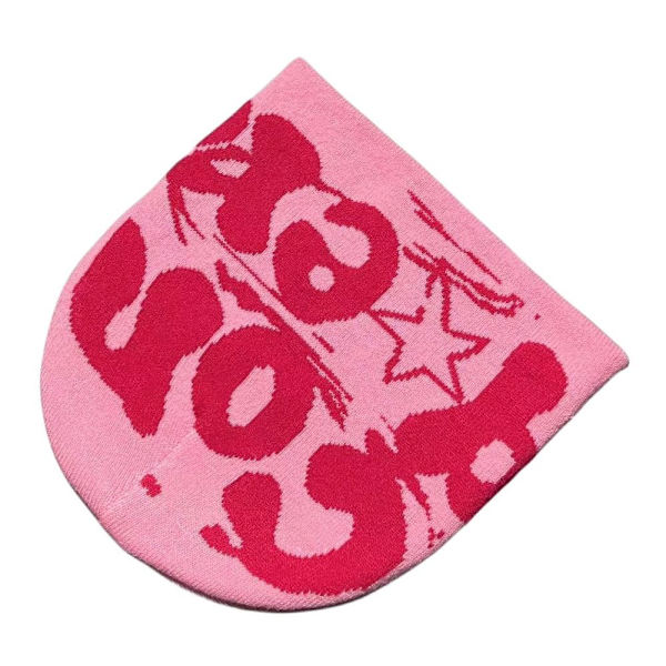 Knitting Hat Beanie Bonnet PINK pink