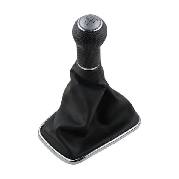 Vaihteenvaihteen nuppi Auton vaihteenvaihdin SILVER 5 SPEED 5 SPEED Silver 5 speed-5 speed
