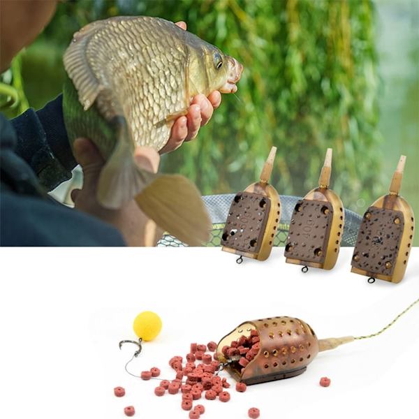 1/2kpl karppisyötti syöttihäkkikalastussyöttikorin pidike 40g2pcs