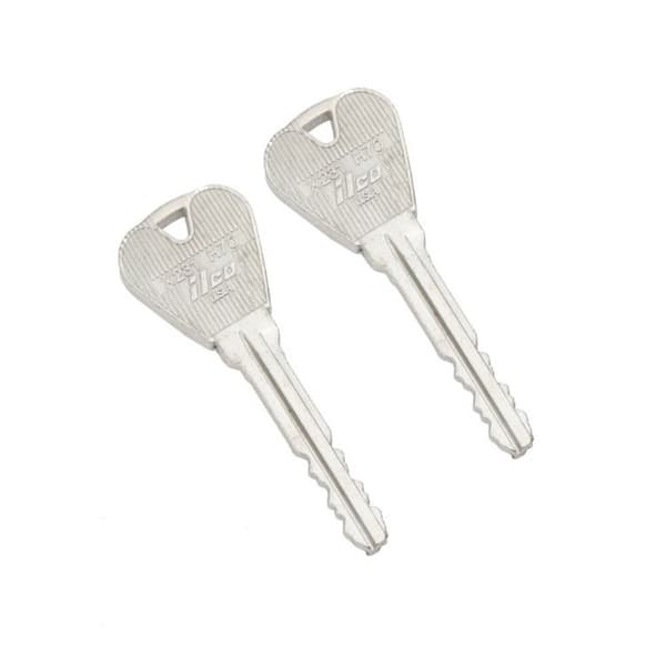 2 st Folding Key Thru Bottle Flaskring Magic tricks rekvisita Silver