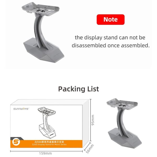 Display Stand Udstillingsbeslag Montering Dark Grey