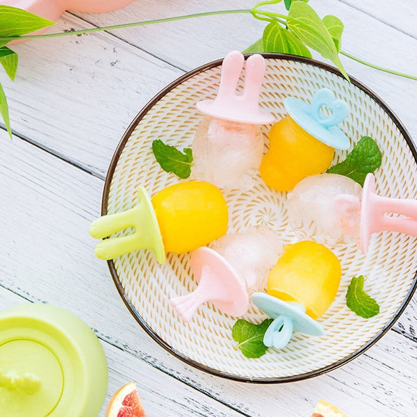 Silikone Popsicle Forme DIY Ice Pop Forme Hjemmelavet BLÅ Blue