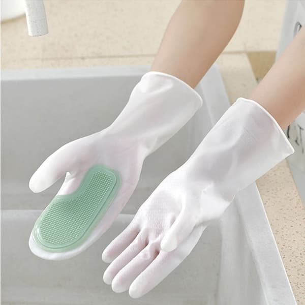 1 par Magic Brush Opvaskehandske Gummihandsker 7 7 7