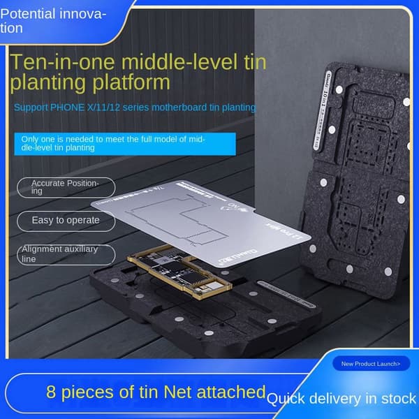 10 I 1 BGA Stencil Plantning Tin Platform Vedligeholdelsesplatform