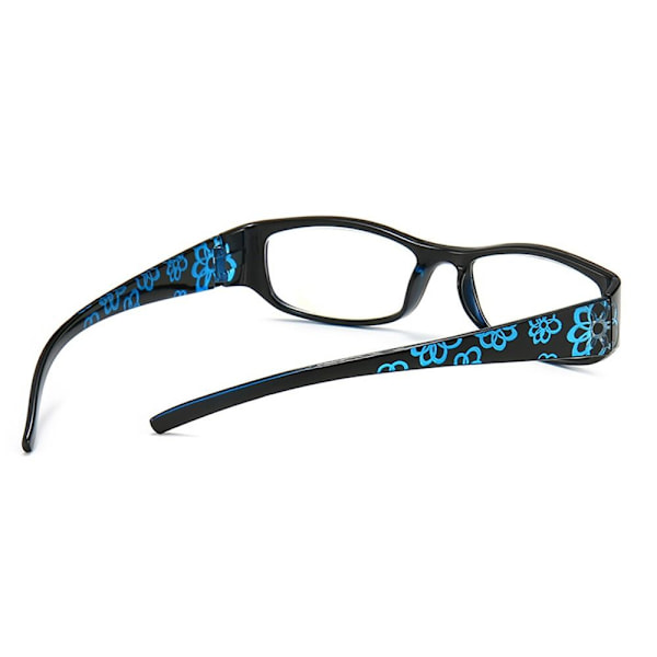 Anti-blåt lys læsebriller Firkantede briller BLÅ STYRKE Blue Strength 200