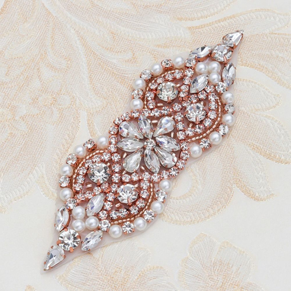 Crystal Decor tekojalokivi applikaatio HOPEAA silver