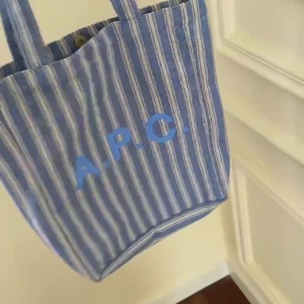 Letter Canvas Tote Dame Håndtasker SORT Black