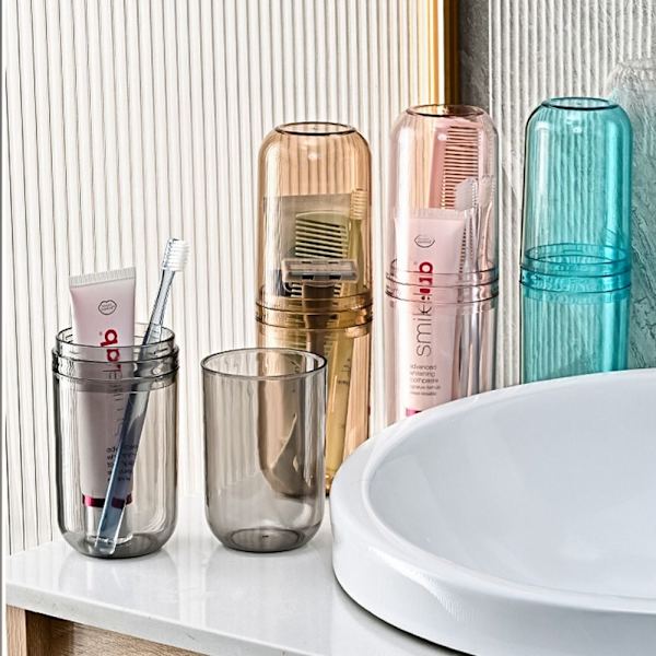 Brushing Cup Hammasharjan case RUSKEA brown