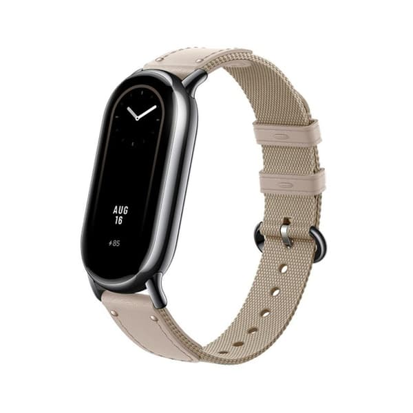 Nylon stropp armbånd SVART black