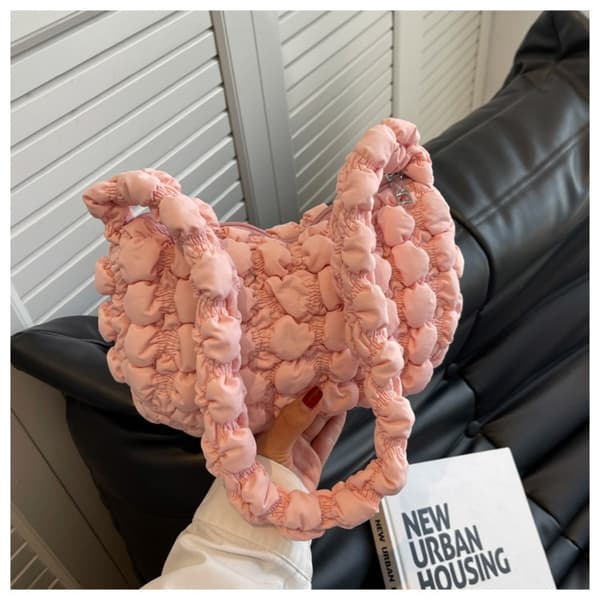 Fold Cloud Underarm Bag Skuldervesker HVIT white