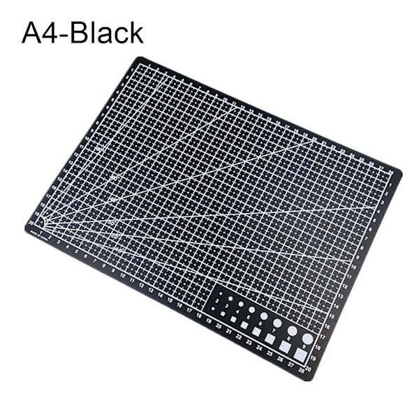 Leikkuumatto Leikkuulauta A4-MUSTA A4-MUSTA A4-Black