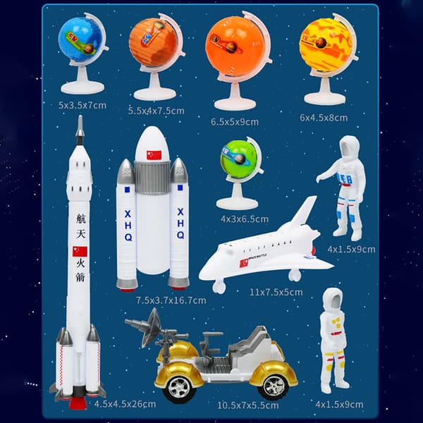 Space Exploration Leker Luftfartsmodell Astronautene