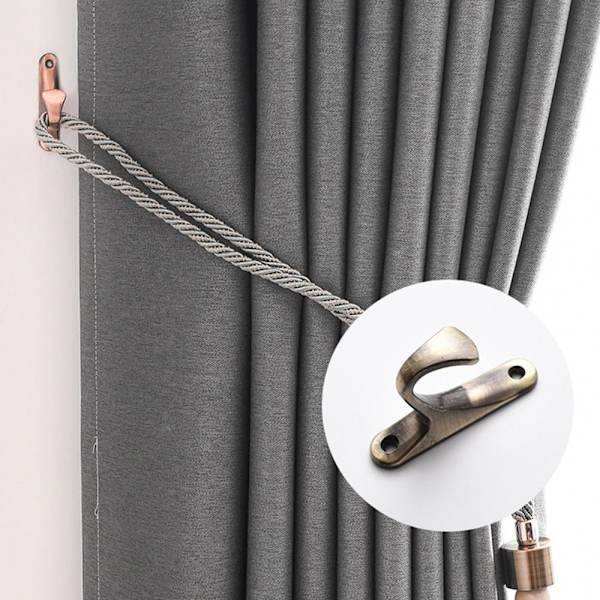 2kpl Verhokiinnitetyt metallikoukut SILVER silver