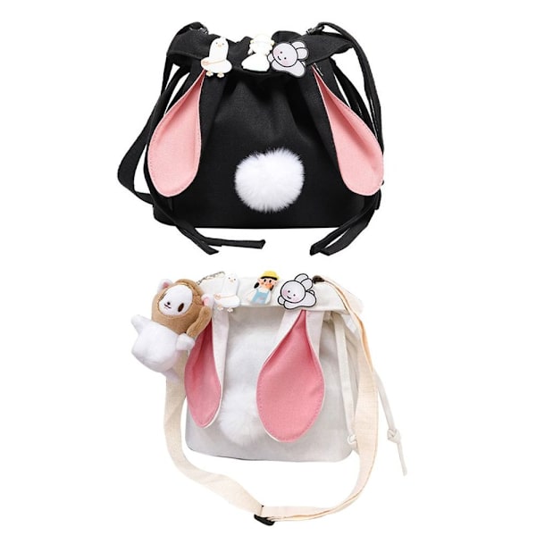 Axelremsväska Crossbody-väskor VIT white