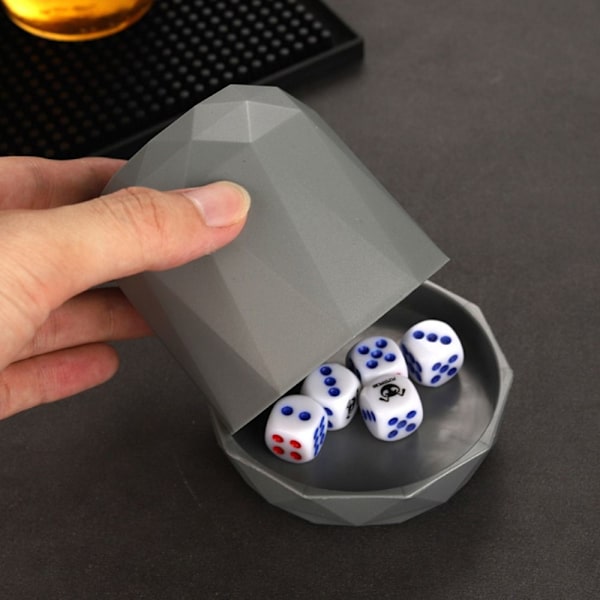 1 Stk Terningkopp Terningbeholder SORT SORT black