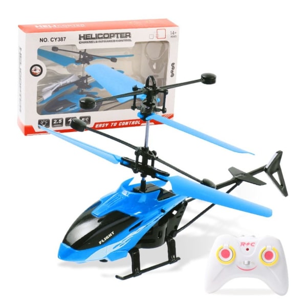 RC Helikoptrar Fjärrkontroll Plane BLÅ blue