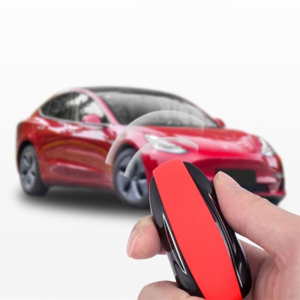 Auton case Cover MALLI 3 PUNAINEN MALLI 3 PUNAINEN Model 3 Red