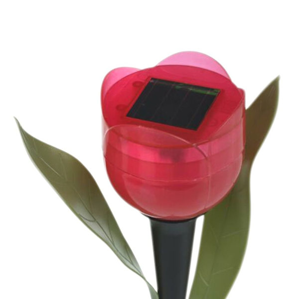2 Stk Tulipaner Solar RED Red