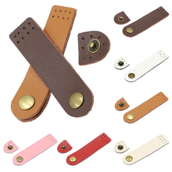 Skinnveske Spenne Lommebok Hasp BRUN 5 STK 5 STK brown 5PCS-5PCS