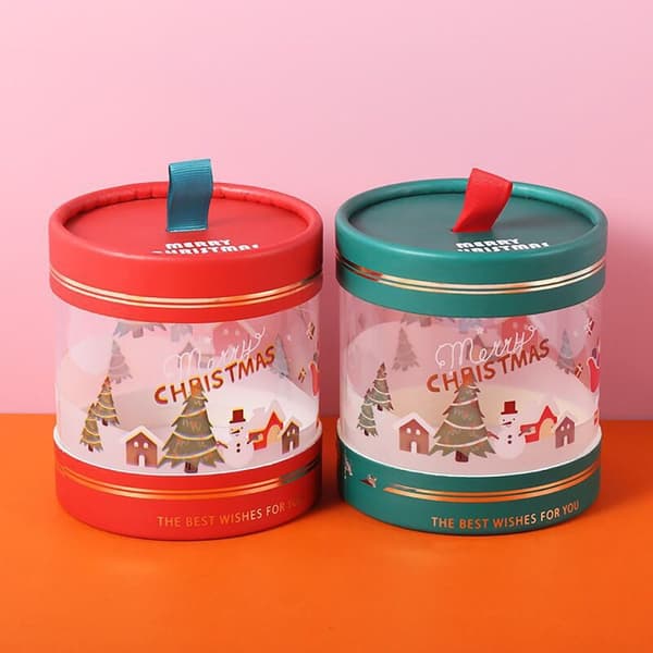 Jul Äpplen Box Presentförpackning RÖD red