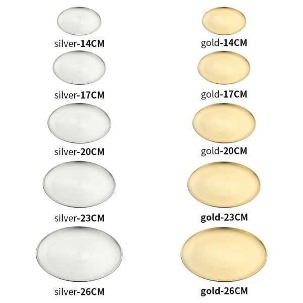 Runda Tallrikar Benspottskål GULD-20CM GULD-20CM Gold-20cm