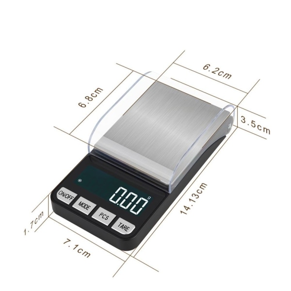 Elektroninen vaaka Digitaalinen taskuvaaka 1KG/0.1G 1kg/0.1g