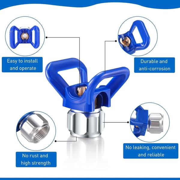 3 delar Sprayspetsar Airless Paint Spray Gun Spray Muntskydd