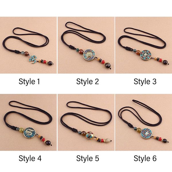 Nepal Halsband Etniskt hänge STYLE 3 STYLE 3 Style 3