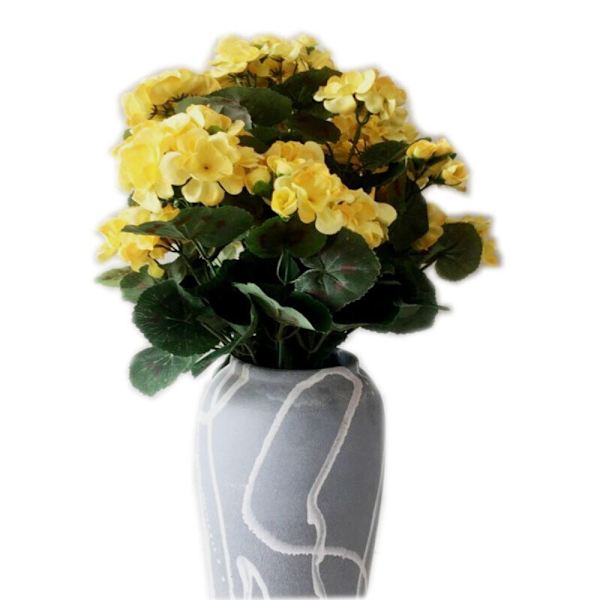 Konstgjord blomma Begonia blomma 2 2 2