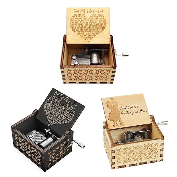 Wood Music Box Musical Boxes Case 2 2 2