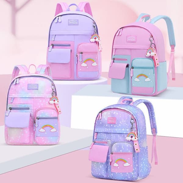 Skolväskor Ryggsäck för Studenter BLÅ L blue L