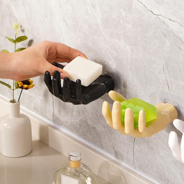 Handformad krok Spårlös hängkrok VIT white