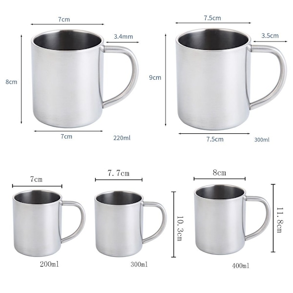Kahvikuppi, juomakuppi 220ml/SAKEUTUS 220ML/PAKEUTUS 220ml/thickening