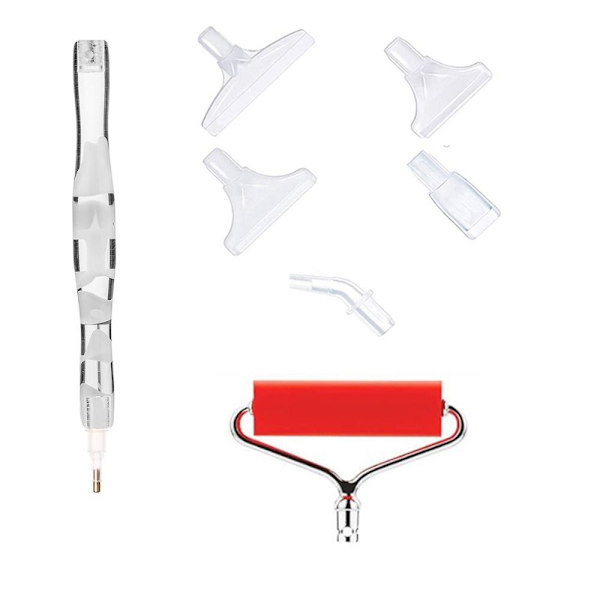 Diamond painting Penna Point Borrpennor VIT VIT White