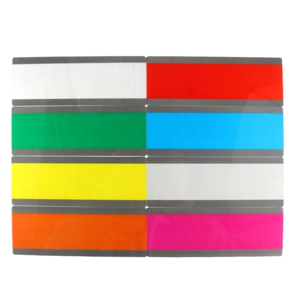 8 st/ set färgglada plastbokmärken Läsguide STYLE 2 STYLE 2 Style 2