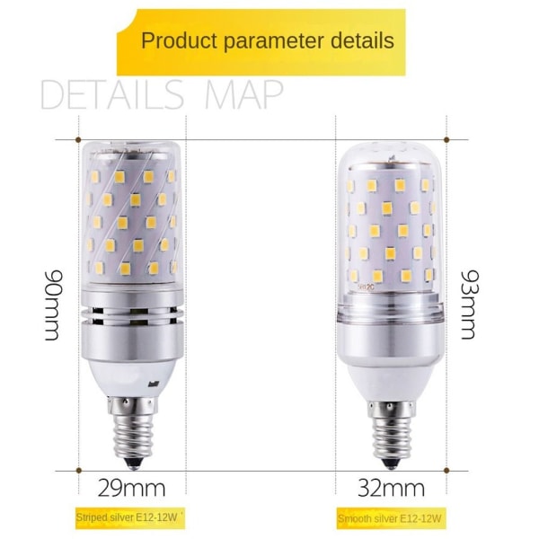 LED-valopolttimo Ei välkkyvää valoa E27-16W E27-16W E27-16w