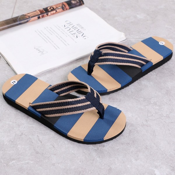 Herrtofflor Fritid Flip Flops BLÅ-42 BLÅ-42 Blue-42