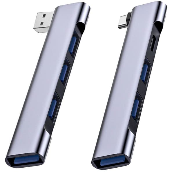 4 I 1 USB-C HUB Universal USB 3.0 dokkingstasjon