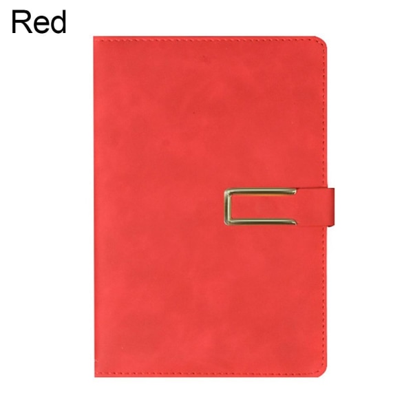 A5 Notebook Ledger Book RØD Red