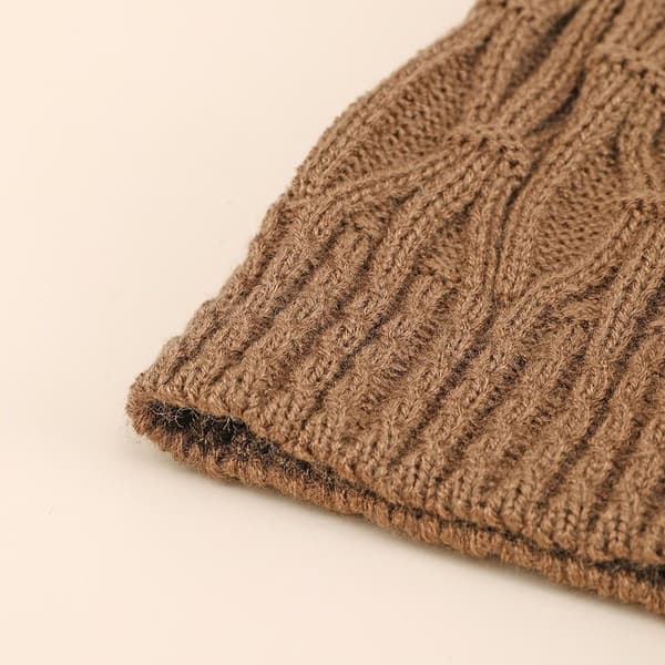 Cuff Knit Beanie Knitting Cap Hattu VAALEANHARMAA light grey
